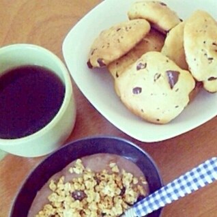 超簡単♪スタバ風チョコスコーン